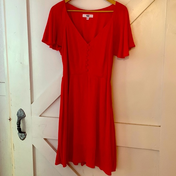Jack by BB Dakota red dress - Picture 6 of 10